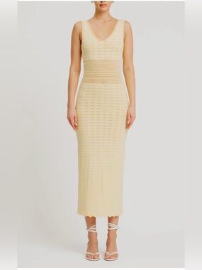 torn by ronny kobo ryan knit maxi dress | Dresses | Nwt Torn By Ronny Kobo Cut Out Back Midi Size S 268 Black Sexy length-40